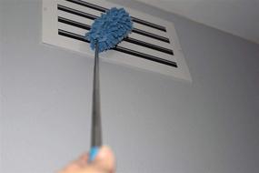 img 1 attached to 🧹 Efficient Dusting Power: Evriholder Sophisticlean Mini Telescopic 2pk Duster, Blue/Gray