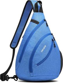 img 4 attached to 🎒 OSOCE Sling Shoulder Backpack Chest: The Ultimate Versatile and Stylish Travel Companion!