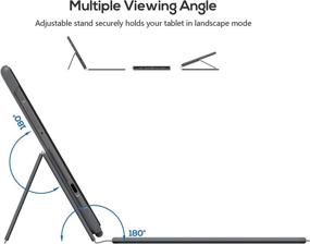 img 2 attached to 🔌 Vastking Kingpad Keyboard Foldable Tablet Accessories with Enhanced Connectivity