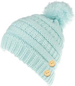 img 3 attached to ACTLATI Beanie Buttons Winter Holder Boys' Accessories for Cold Weather