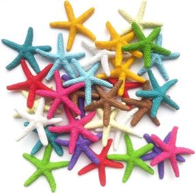 img 4 attached to 🌟 Toosunny Starfish Decorative Ornaments: Festive Additions for Christmas Scrapbooking & Stamping