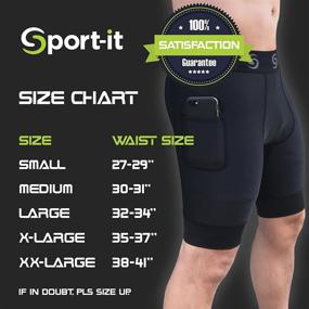 img 1 attached to Sport Compression Workout Shorts Pockets Sports & Fitness for Other Sports