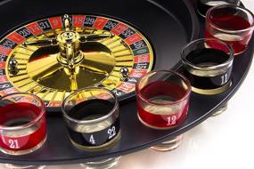 img 2 attached to 🎉 Enhance your Party with Shot Glass Roulette - Drinking Game Set (Includes 2 Balls and 16 Glasses)