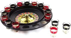 img 1 attached to 🎉 Enhance your Party with Shot Glass Roulette - Drinking Game Set (Includes 2 Balls and 16 Glasses)