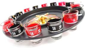 img 3 attached to 🎉 Enhance your Party with Shot Glass Roulette - Drinking Game Set (Includes 2 Balls and 16 Glasses)