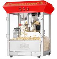 🍿 experience classic charm: 6010 great northern red 8oz roosevelt antique countertop style popcorn popper machine логотип