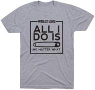t shirt wrestling chalktalk sports adult men's clothing logo