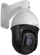 📷 sunba 25x оптический зум 5mp ip poe+ наружная ptz-камера с двусторонней связью, высокоскоростная купольная ptz-камера безопасности и дальнобойное инфракрасное ночное видение до 1000 футов (версия 601-d25x 5mp). логотип