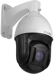 img 4 attached to 📷 SUNBA 25X оптический зум 5MP IP PoE+ наружная PTZ-камера с двусторонней связью, высокоскоростная купольная PTZ-камера безопасности и дальнобойное инфракрасное ночное видение до 1000 футов (версия 601-D25X 5MP).