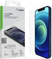 belkin защитное стекло ultraglass anti-microbial для iphone 12 pro/12: окончательная прозрачная защита (ova037zz) логотип