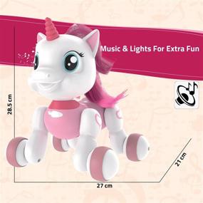 img 3 attached to 🦄 Twirlux Robo Pets Unicorn Toy - Interactive, Magical Playmate for Kids