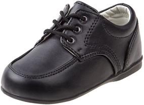 img 4 attached to 👞 Покупайте стильную обувь для малышей Josmo First Steps Walking Toddler Boys' Oxford Shoes