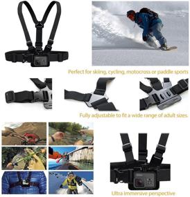 img 1 attached to 📸 Ultimate GoPro Action Camera Accessories Kit - Kitway 65-in-1 for HERO10, 9, 8, Max, and More