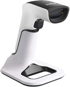 img 4 attached to 📱 Sumicor 2D Bluetooth Barcode Scanner with Stand, 3 in 1 - Bluetooth, 2.4GHz Wireless, and Wired Connection - Cordless QR Code Scanner - Smart Phone, Tablet, PC USB Image Compatible
