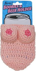 img 4 attached to BigMouth Inc Nana's Boobies and Beer Holder: ✋🍺 Keep Drinks Cold, Hands Warm! - 12 oz Can/Bottle Holder