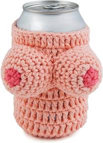 img 2 attached to BigMouth Inc Nana's Boobies and Beer Holder: ✋🍺 Keep Drinks Cold, Hands Warm! - 12 oz Can/Bottle Holder