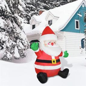 img 4 attached to COMIN Christmas Inflatables Decoration Chirstmas Seasonal Decor