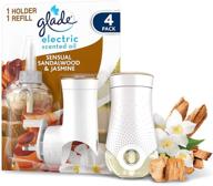 🔌 glade electric plugin: sandalwood & jasmine scented oil refills, pack of 4 - 20ml logo