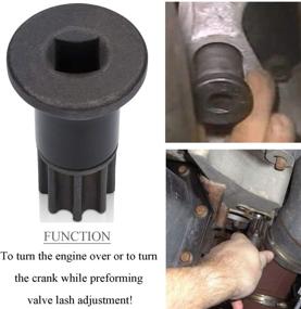 img 1 attached to 🔧 E-cowlboy Injection Pump Gear Puller & Engine Barring/Rotating Tool for Cummins Engine VE P7100 VP44 4BT 6BT Diesel - Dodge Pickups 3.9L, 5.9L, 6.7L & 8.3L Diesel: Ultimate Gear Pulling and Engine Rotating Tool