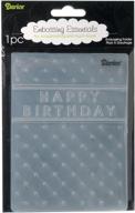 🎂 darice happy birthday 4 .25x5.75-inch embossing folder logo