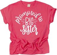 👚 olive loves apple big sister announcement t-shirt for girls: vibrant sibling outfit logo