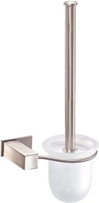 img 1 attached to 🪠 Danze Sirius Wall Mount Toilet Brush Holder in Brushed Nickel - Sleek and Functional Design