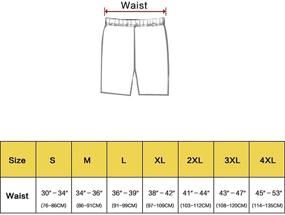 img 1 attached to Stylish Satin Short Pajamas Bottoms: Sleek Black Men's Clothing for Sleep & Lounge