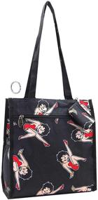 img 3 attached to Betty Boop Medium Shopper Black Women's Handbags & Wallets
