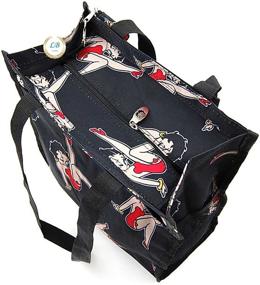 img 1 attached to Betty Boop Medium Shopper Black Women's Handbags & Wallets