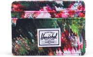 🌸 herschel charlie wallet pixel floral women's handbags & wallets set logo