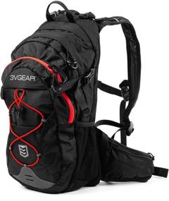 img 2 attached to 🎒 Stay Hydrated on-the-go with the 3V Gear Surge Redline Hydration Backpack and 2L Reservoir