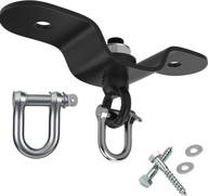 🥊 rdx heavy duty 360 ceiling hook swivel with d-shackle - perfect mounting bracket for punch bags, speed balls, boxing training - wall mount fitting included логотип