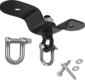 img 4 attached to 🥊 RDX Heavy Duty 360 Ceiling Hook Swivel with D-Shackle - Perfect Mounting Bracket for Punch Bags, Speed Balls, Boxing Training - Wall Mount Fitting Included