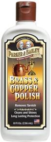img 1 attached to 💎 Parker & Bailey Brass and Copper Polish – Ideal for Jewelry, Antiques, and Instruments – 8oz (8 ounces) – Premium Quality, White Formula