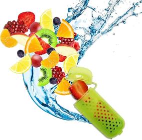 img 1 attached to 🍓 FRUZER Reusable Fruit Infuser Pods: Detoxify, Enhance Digestion, Universal Fit for all Bottles, 2 Pack