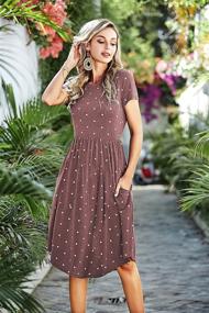 img 1 attached to 👗 Simier Fairytale Women's Summer Casual Swing Midi Dress Including Convenient Pockets – Perfect for SEO