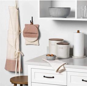 img 1 attached to 🏺 Stylish and Functional: Hearth & Hand with Magnolia Kitchen Canister Collection (Flour) - Organize Your Kitchen in Style!