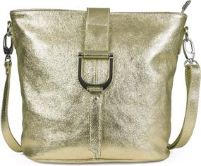 img 4 attached to LiaTalia Womens Leather Shoulder Handbag