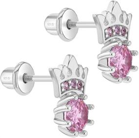 img 3 attached to Серьги Princess Crown Earrings из стерлингового серебра