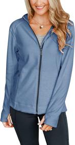 img 4 attached to Bingerlily Athletic Running Jackets Breathable Sports & Fitness