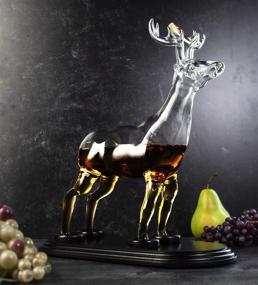 img 4 attached to The Wine Savant Stag Decanter