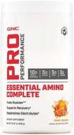 🍊 gnc pro performance essential amino complete - ароматный апельсин, 30 порций для оптимального восстановления мышц логотип