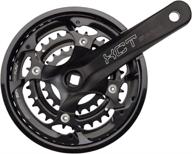 sr suntour xct jr. crankset: 🚲 9-speed 44/32/22t, 152mm size with capless fixing logo