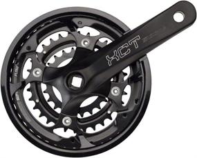 img 1 attached to SR Suntour XCT Jr. Crankset: 🚲 9-Speed 44/32/22T, 152mm Size with Capless Fixing