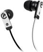 mizco eku zne bk stereo earbud headphones logo