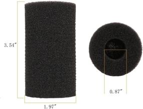 img 3 attached to Enhance Aquarium Filtration with Powkoo Filter Intake Sponge: Fish Tank Filter Sponge Covers & Guard