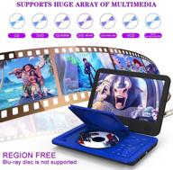 portable player region free dvd rechargeable logo