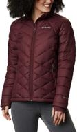 columbia women's heavenly jacket: embrace cloud-like comfort and style logo