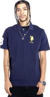 u s polo assn solid pique men's clothing and shirts: superior quality and style logo
