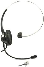 img 1 attached to 🎧 High-Quality Replacement T100 Headset with Adjustable Volume and Mute Control - Compatible with Nortel Networks, Norstar, Nec, Polycom, Toshiba, Avaya, and more